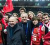 Il a grandi loin des projecteurs, malgré son appartenance à l’une des familles les plus influentes du luxe mondial. 

François-Henri Pinault et son père François Pinault entouré de ses petits enfants, Augustin Evangelista, Mathilde Pinault  - Finale de la Coupe de France: PSG - Rennes (2-2). Les Rennais remportent la coupe aux tirs aux buts, leur premier trophée depuis 1971. Stade de France, Paris, le 27 avril 2019. AGENCE / BESTIMAGE