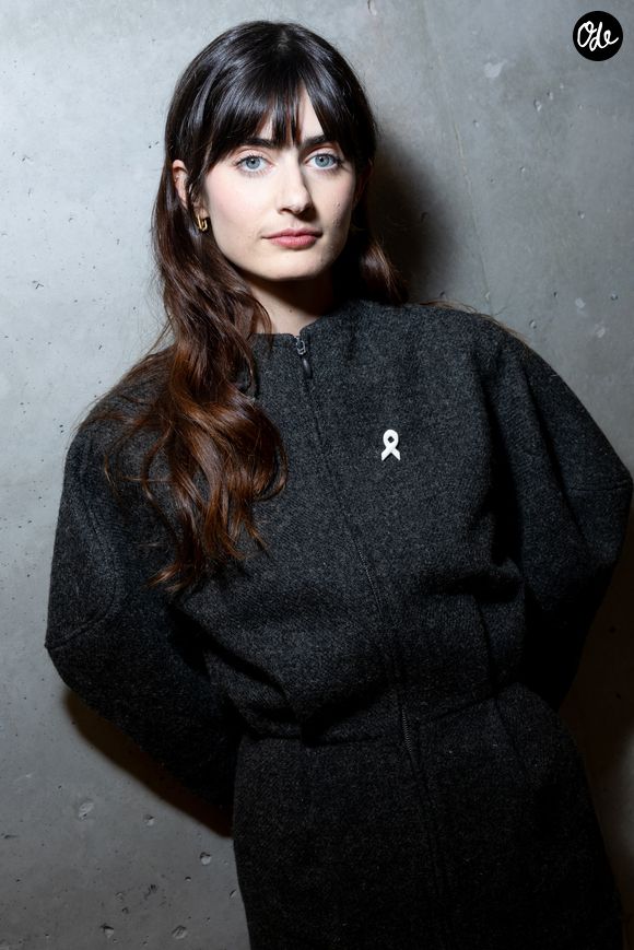 Exclusif - Marguerite Dedeyan en backstage de l'enregistrement de l'émission "Nos voix pour toutes" au profit de la Fondation des femmes à l'Adidas Arena diffusée sur TMC le 25 novembre 2025, à Paris, France, le 19 novembre 2025. © Guirec-Moreau/Bestimage