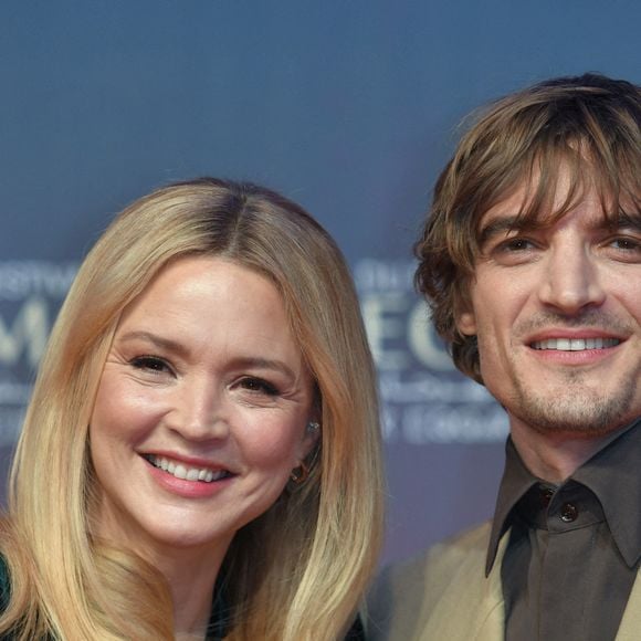 Virginie Efia et Niels Schneider sur le tapis rouge de la cérémonie de clôture du 21e Festival international du film de Marrakech, à Marrakech, au Maroc, le 7 décembre 2024. Photo : Aurore Marechal/Abaca
