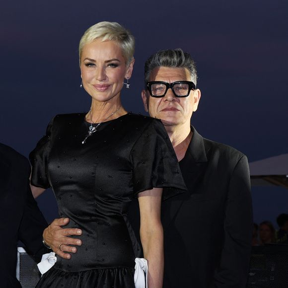 Marc Lavoine et sa compagne Adriana Karembeu - Personnalités présentes à la « Roaring Party », soirée organisée à l'occasion du 65e anniversaire du Festival de télévision de Monte-Carlo au Monte-Carlo Bay, le 15 juin 2026.

© Denis Guignebourg / Bestimage
