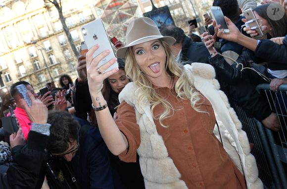 Jessica Thivenin à l'avant-première de la nouvelle saison de l'émission de télé-réalité "Les Marseillais Asian Tour" au cinéma Gaumont Champs-Elysées à Paris, France, le 13 février 2019. © Veeren/Bestimage