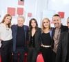 Alex Vizorek, Léa Salamé, Michel Drucker, Hiba Taaji, Louma Salamé, Philippe CAvérivière et Emmanuel Chaunu lors de l'enregistrement de l'émission « Vivement dimanche » au studio Rive Gauche, présentée par M. Drucker, diffusée sur France 3 le 21 juin 2026, à Paris, France, le 20 mai 2026. © Guillaume Gaffiot/Bestimage