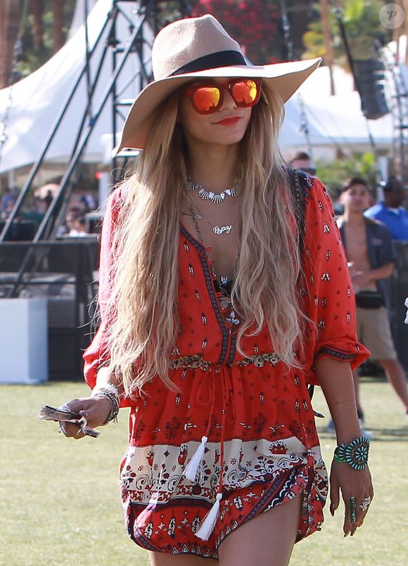 Vanessa Hudgens - People au 3ème jour du festival de musique Coachella à Indio. Le 13 avril 2014.
FAMEFLYNET / BESTIMAGE
