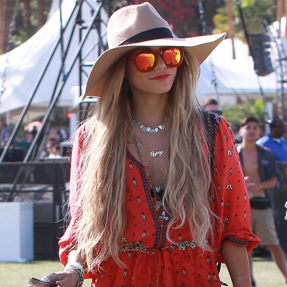 Vanessa Hudgens - People au 3ème jour du festival de musique Coachella à Indio. Le 13 avril 2014.
FAMEFLYNET / BESTIMAGE