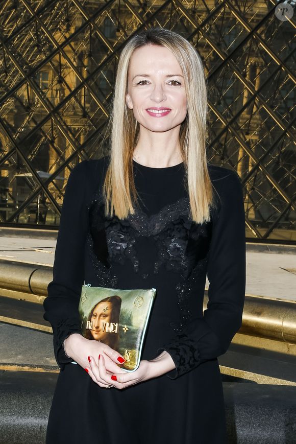Delphine Arnault - Photocall - Cocktail du dîner de présentation de la nouvelle collection Vuitton "Masters, Les Grands Maîtres" en collaboration avec Jeff Koons au Louvre à Paris, le 11 avril 2017. © Olivier Borde/Bestimage