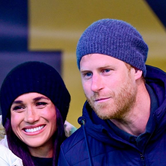 Meghan Markle et le prince Harry aux Invictus Games 2025. Le 11 février 2025. Photo par Backgrid / Bestimage