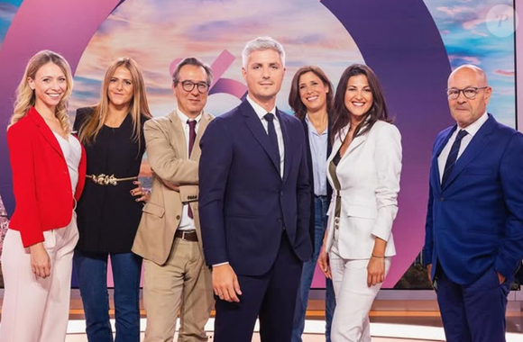 Il s'agit de la femme de Xavier de Moulins, animateur star sur M6 depuis de nombreuses années. 

Vanessa Matagne, présentatrice météo sur LCI, auprès de Jean-Baptiste Boursier.