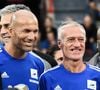 Zinedine Zidane succède officiellement à Didier Deschamps à la tête de l'équipe de France.

Zinédine Zidane, Didier Deschamps et Fabien Barthez - Les champions du monde de 98 ont défié les rugbymen du Stade toulousain lors d'une rencontre caritative pour l’association de Pascal Olmeta "Un sourire, un espoir pour la vie" sur la pelouse du stade Ernest Wallon à Toulouse, France © Agence/Bestimage