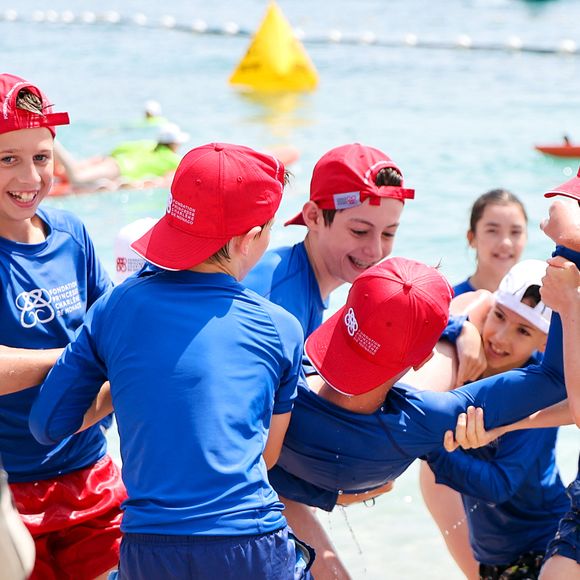 Journée "Water Safety Day, pour la prévention de la noyade" sur la plage du Larvotto de Monaco, le 17 juin 2025. Cet événement est organisé par sa Fondation, le Centre de Sauvetage Aquatique de Monaco (CSAM) en partenariat avec la Croix-Rouge monégasque. © Claudia Albuquerque/Bestimage