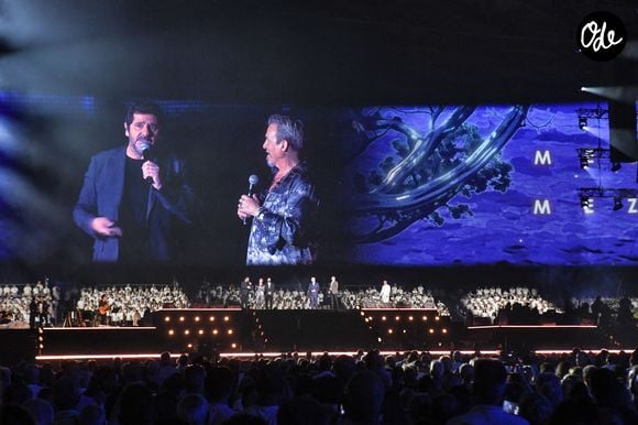 Corsu Mezu Mezu, le concert emmené par Patrick Fiori qui a eu lieu au stade Orange Vélodrome à Marseille, le 22 mai 2026, diffusé le 28 août sur France 3. © Bruno Bebert/Bestimage