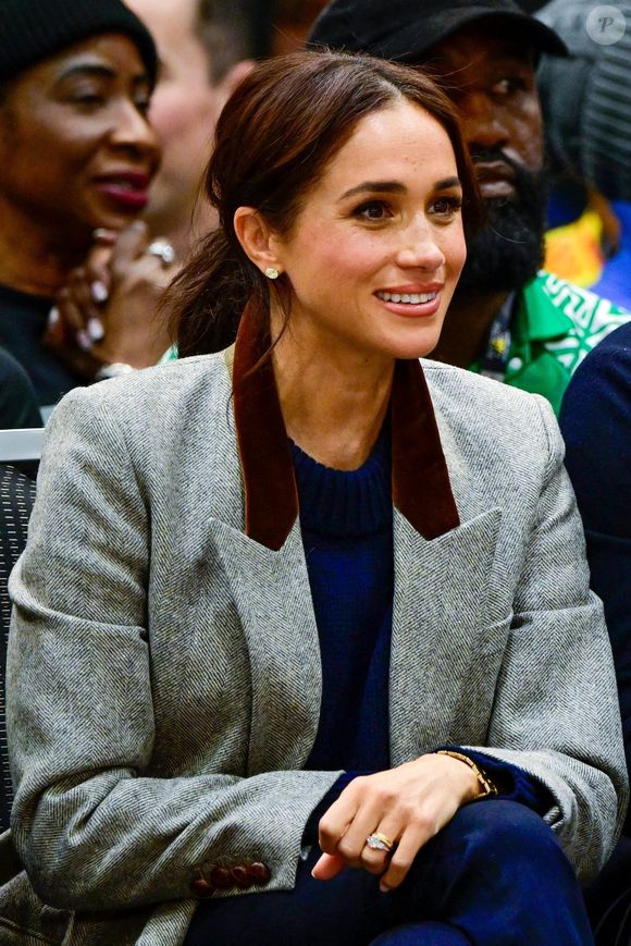Le prince Harry et Meghan Markle lors de la cérémonie d'ouverture des "Invictus Games Vancouver Whistler 2025" au Canada, le 9 février 2025  ©Backgrid USA / Bestimage