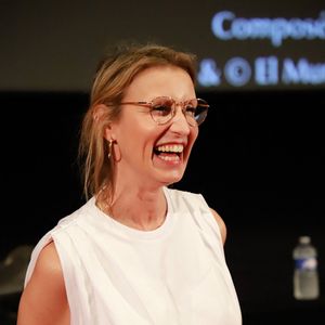 Exclusif - Alexandra Lamy lors de la première du film "Compostelle" au cinéma Le Grand Palace aux Sables-d'Olonne le 19 mars 2026. © Noël Carrier / Bestimage