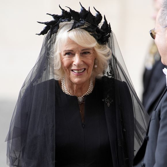 Le roi Charles III d'Angleterre et Camilla Parker Bowles, reine consort d'Angleterre, arrivent au Vatican à Rome, le 23 octobre 2025. Photo par PA Photo/ Bestimage