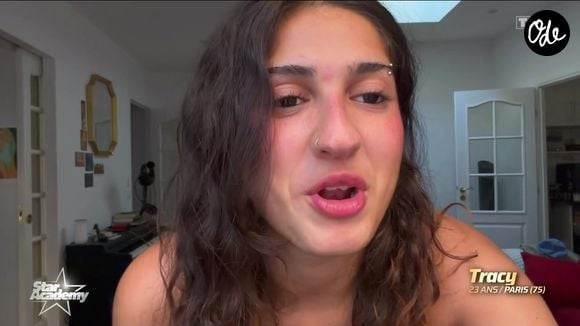 Tracy fait partie de la nouvelle promotion de la "Star Academy". Capture d'écran TF1
