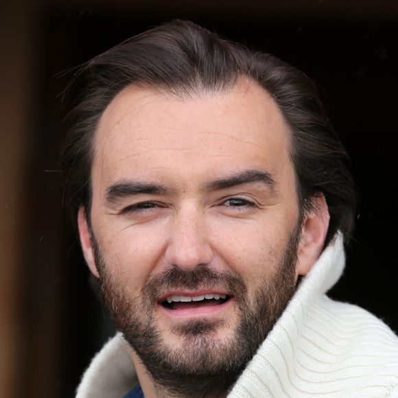 Cyril Lignac - Photocall du film "L'ile des Miam-nimaux : Tempête de boulettes geantes 2" de Cody Cameron et Kris Pearn lors du 17e Festival International du Film de Comedie de l'Alpe d'Huez à l’Alpe d’Huez le 17 janvier 2014. DOMINIQUE JACOVIDES / BESTIMAGE