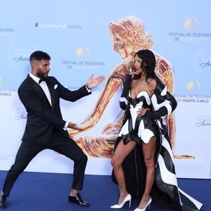 Ricky Whittle et Shy'm (Tamara Marthe) - Photocall de la soirée de clôture du 64ème Festival de télévision de Monte-Carlo le 17 juin 2025.

© Denis Guignebourg / Bestimage