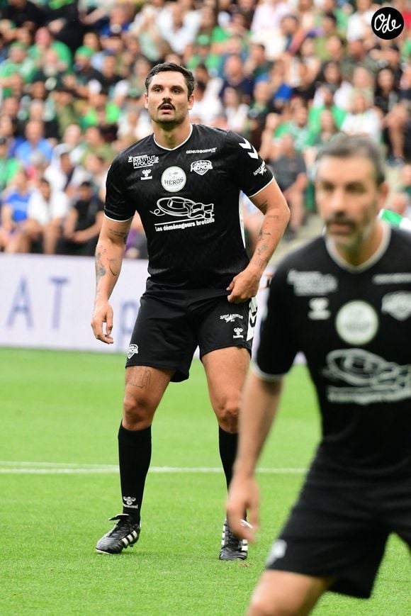 Florent Manaudou - Match des héros au stade Geoffroy-Guichard de Saint-Etienne le 31 mai 2026. © Romain Doucelin/Bestimage