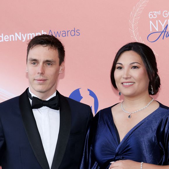 Louis Ducruet et sa femme Marie (enceinte) - La famille princière au photocall et cérémonie de clôture de la 63ème édition du Festival de Télévision de Monte-Carlo (63rd Golden Nymph) au Grimaldi Forum à Monaco le 18 juin 2024.

© Claudia Albuquerque / Bestimage