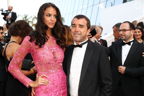 Arnaud Lagardere, Jade Foret assistent à la première de The Beguiled (Les Proies) lors de la 70e édition du Festival de Cannes au Palais des Festivals le 24 mai 2017 à Cannes, France. Photo par Shootpix/ABACAPRESS.COM