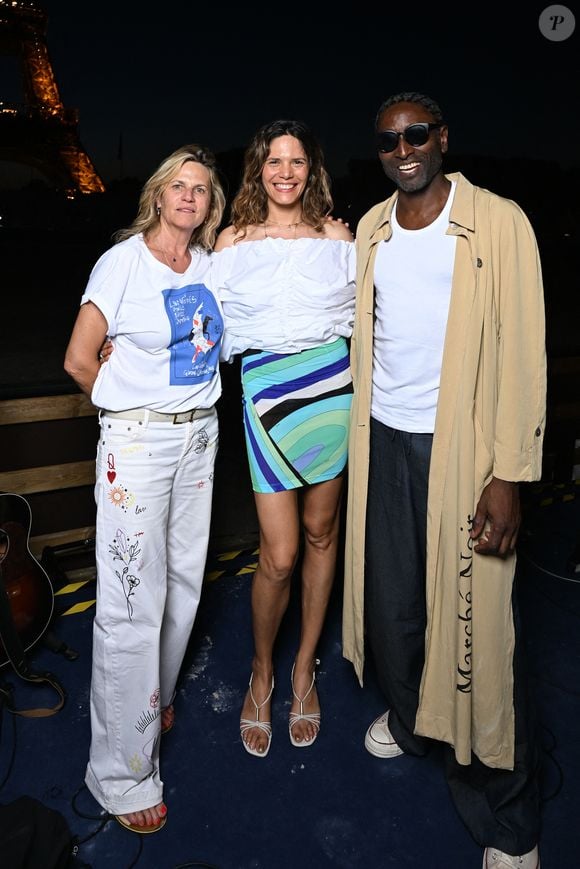 Exclusif - Prix spécial - No Web - Virginie Coupérie-Eiffel, Vanille Clerc, Keziah Jones lors du Showcase de Vanille et Keziah Jones lors du Longines Paris Eiffel Jumping le 20 juin 2025

© Perusseau / Veeren / Bestimage
