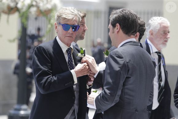 Ernst August de Hanovre assistant au mariage du prince Christian de Hanovre et de la péruvienne Alessandra de Osma à Lima, au Pérou, le 16 mars 2018. Photo by Lagencia Grosby/ABACAPRESS.COM