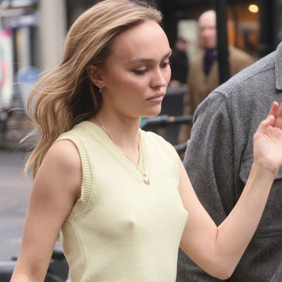 Lily Rose Depp à Londres.