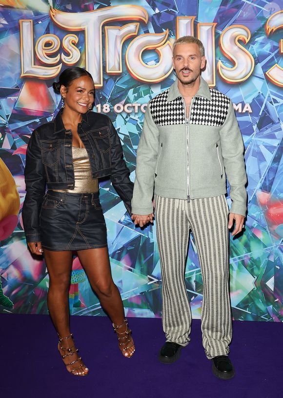 Christina Milian et son mari Matt Pokora (M.Pokora) - Avant-première du film "Les Trolls 3" au cinéma Gaumont Marignan à Paris. Le 11 octobre 2023
© Coadic Guirec / Bestimage