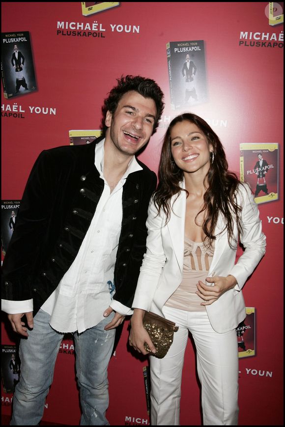 Michael Youn et Elsa Pataky - Lancement du DVD de Michael Youn "Pluskapoil" au Cabaret "AGENCE / BESTIMAGE