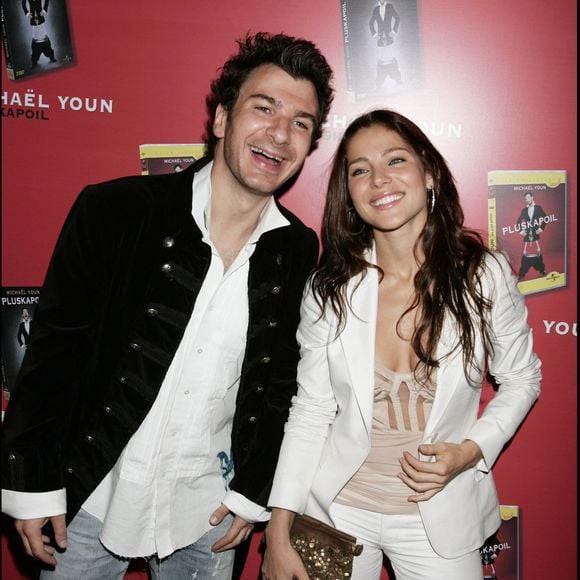 Michael Youn et Elsa Pataky - Lancement du DVD de Michael Youn "Pluskapoil" au Cabaret "AGENCE / BESTIMAGE