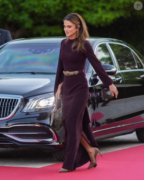 La reine Rania de Jordanie lors des célébrations du 78ème anniversaire de l'indépendance de la Jordanie à Amman. Le 25 mai 2024. Dana Press / Bestimage