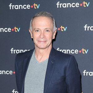 Samuel Etienne assiste à la conférence de presse du Téléthon 2023 à France Télévision le 15 novembre 2023 à Paris, France. Photo by Nasser Berzane/ABACAPRESS.COM