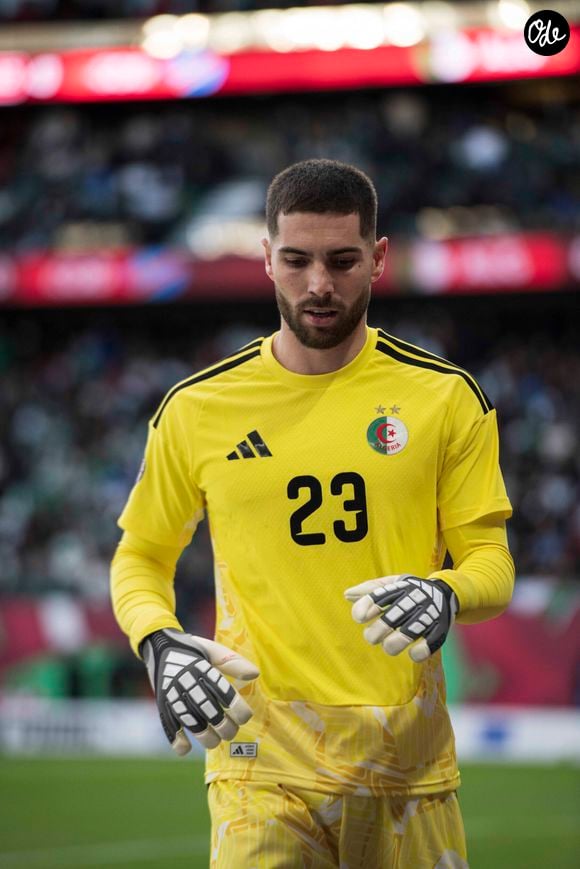 Luca Zidane lors de la coupe d'Afrique des Nations Maroc 2025 - Huitièmes de finale. Algérie VS RD Congo. Stade Prince Moulay Hassan. © Imago/PsnewZ/Bestimage