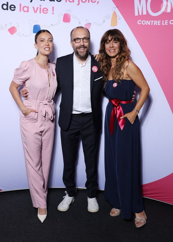 Exclusif -  Ines Vandamme, Nicolas Rossignol et Magali Ripoll - 4ème édition du gala "Tous les talents chantent contre le cancer"à l'Olympia à Paris le 20 Juin 2025. © Denis Guignebourg/Bestimage