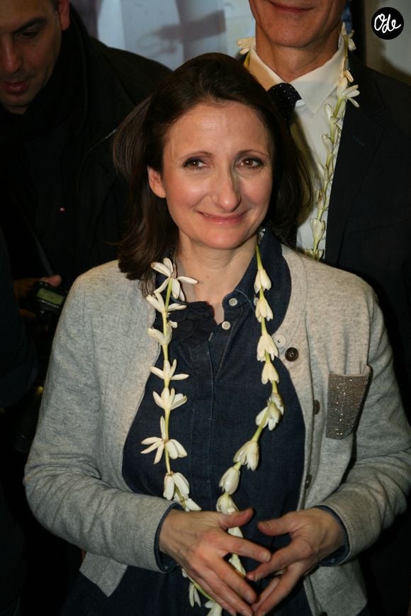 Anne-Sophie Pic photographiée lors de la deuxième édition du Salon de la gastronomie d'outre-mer à Paris, en France, le 12 février 2016. Photo : Abaca