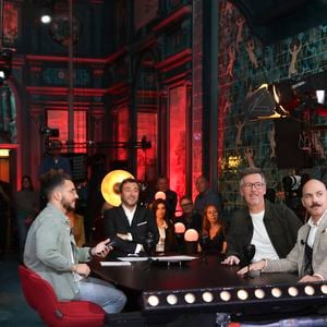 Exclusif - Solay, Bernard Montiel, Jean-Luc Lemoine, Viktor Vincent - Enregistrement de l'émission "L'Invitation", présentée par B.Montiel et diffusée le 22 décembre sur Olympia TV
© Jack Tribeca / Bestimage