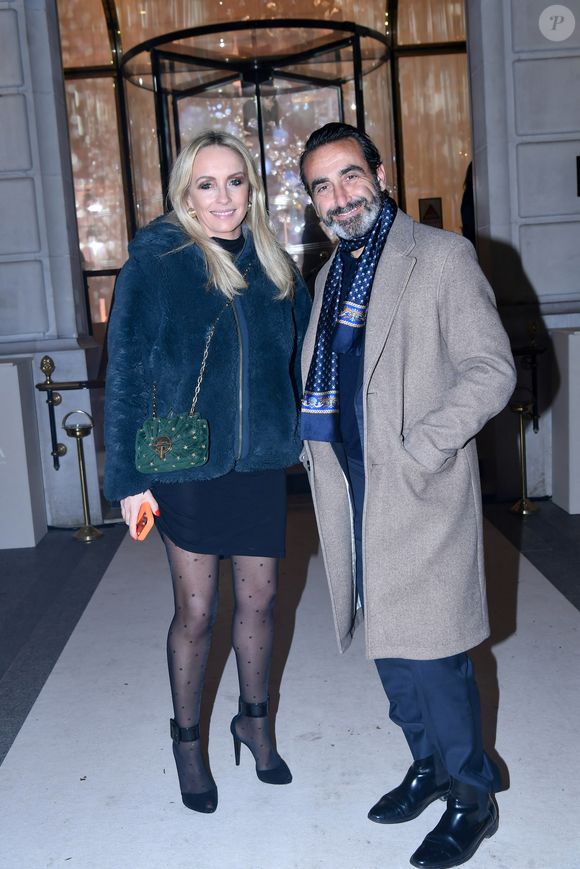 Olivier Benkemoun et sa femme Anne Denis - Personnalités au gala d'hiver de l'hôtel Peninsula Paris le 27 novembre 2025.

© Rachid Bellak / Bestimage