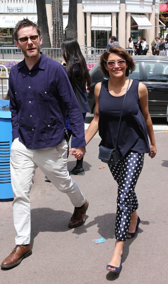 Emma de Caunes et son mari Jamie Hewlett à Cannes en 2015. Photo by Nasser Berzane/ABACAPRESS.COM