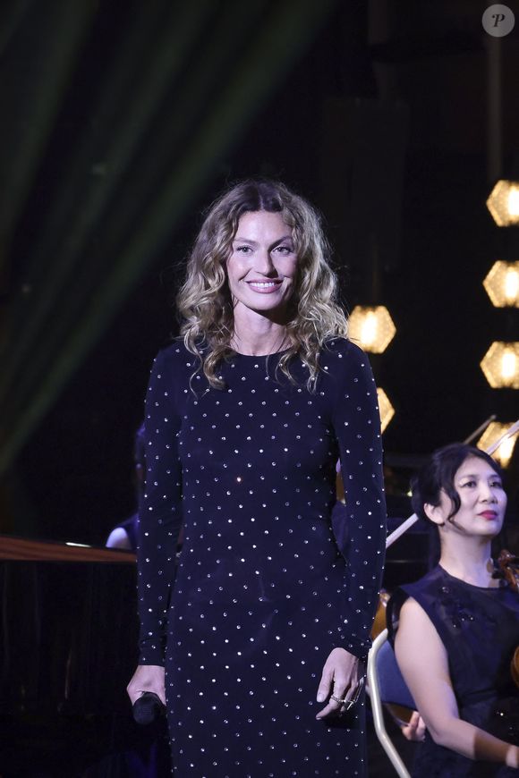 Exclusif - Aurelie Saada lors de l'enregistrement de l'émission "Le Grand Echiquier - Spéciale Serge Gainsbourg" présentée par C.Chazal et A.Manoukian et diffusée le 7 avril 2026 sur France 2, à Paris, France, le 17 septembre 2025. © Jack Tribeca/Bestimage
