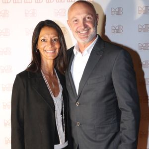 Frank Lebœuf et sa femme ChrisLaure - Inauguration de la Brasserie « Madame Brasserie » au 1er étage de La Tour Eiffel à Paris. Le 22 Septembre 2022.
© Bertrand Rindoff Petroff-Giancarlo Gorassini / Bestimage