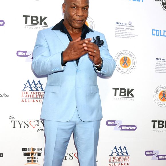 Mike Tyson lors du gala « 100 Women Matter » au 11301 W. Olympic Blvd, le 13 août 2025 à Los Angeles, Californie (Crédit photo : © Kay Blake/ZUMA Press Wire / Bestimage)