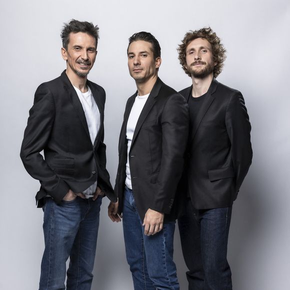 Exclusif - Arnaud Tsamere, Jérémy Ferrari et Baptiste Lecaplain - Studio - Enregistrement de l'émission "La chanson secrète", présentée par N.Aliagas et diffusée le 29 décembre sur TF1. © Guillaume Gaffiot-Cyril Moreau / Bestimage