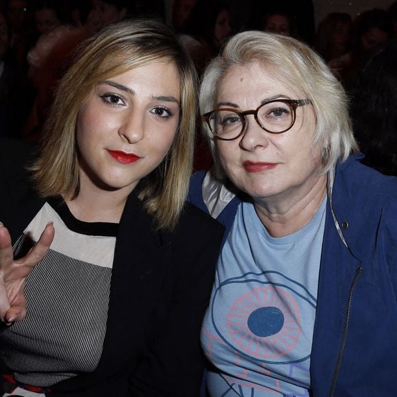 Marilou Berry et sa mère Josiane Balasko - People au défilé Jean-Paul Gaultier lors de la Fashion Week Haute-Couture Automne-Hiver 2013/2014 à Paris le 3 juillet 2013. 
Bestimage