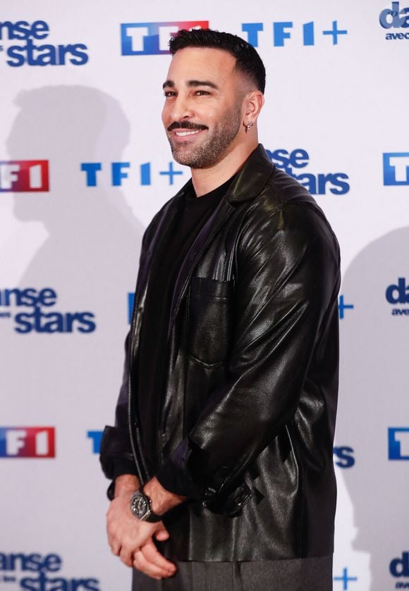 Adil Rami - Photocall de lancement de la saison 2025 de "Danse avec les stars" (DALS) au siège de  TF1 à Boulogne-Billancourt, France, le 16 janvier 2025. © Christophe Clovis / Bestimage