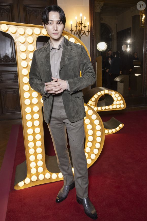 Lee Jun-ho - Photocall pour les 130 ans de Berluti lors de la fashion week à Paris le 22 janvier 2025. © Olivier Borde /Bestimage