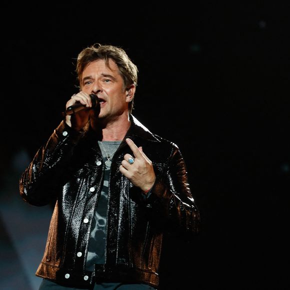 Exclusif - David Hallyday - Enregistrement de l'émission "M6 sur son 31" au Dôme de Paris, présentée par A.Galiana et E.Gossuin et diffusée le 31 décembre sur M6
© Christophe Clovis / Bestimage