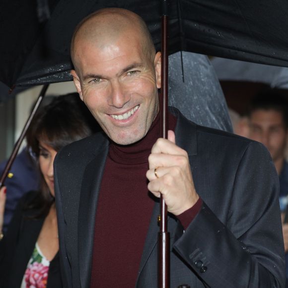 Zinédine Zidane et sa femme Véronique - A l'occasion des 20 ans de la victoire de l'équipe de France, les bleus 98 se sont rendus à un dîner organisé au Buddha Bar avec les joueurs et leurs familles à Paris, France. Agence / Bestimage