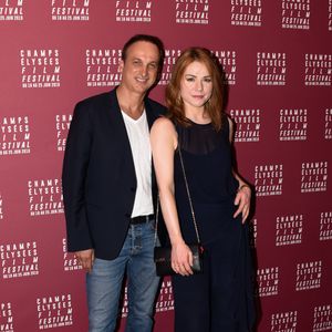 Michel Ferracci et sa femme Emilie Dequenne au photocall lors de l'ouverture de la 8ème édition du Champs-Élysées film festival (CEFF) au Cinéma Publicis à Paris, France, le 18 juin 2019. © Federico Pestellini/Panoramic/Bestimage