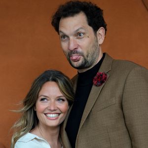 Gennifer Demey et Eric Antoine posent au Village pendant les Internationaux de France à Roland Garros le 07 juin 2025 à Paris, France. Photo by ABACAPRESS.COM