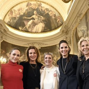 Aurore Morisse, Caroline Margeridon, Christine Metais, Diane Chatelet, Nathalie Cassinis et Marie du Sordet le 7 décembre 2024 à Bruxelles, Belgique. © Didier Lebrun/Photonews/Bestimage