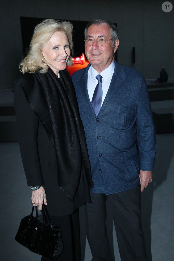 Martin Bouygues et sa femme Mélissa - Vernissage de "Corps et âmes", la nouvelle Collection Pinault à la Bourse du Commerce à Paris le 4 Mars 2025. © Bertrand Rindoff / Bestimage